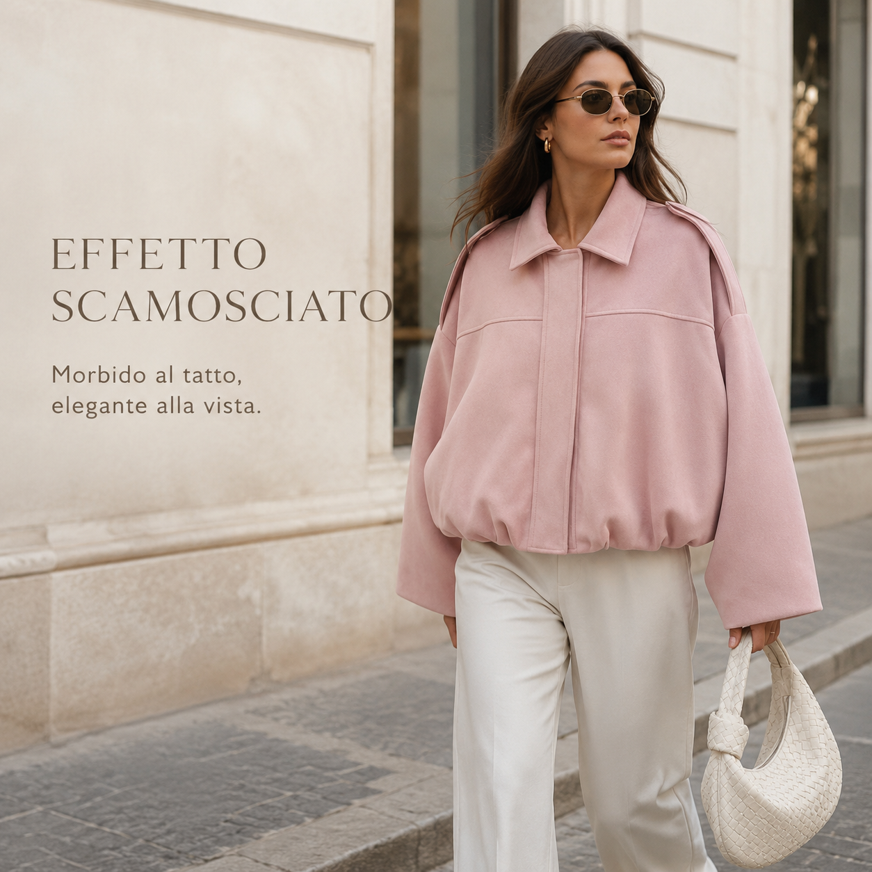 Cloe | Giacca Scamosciata