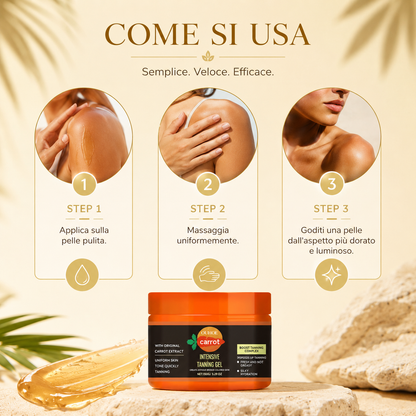 Bronzéa | Gel Abbronzante Effetto Pelle Dorata
