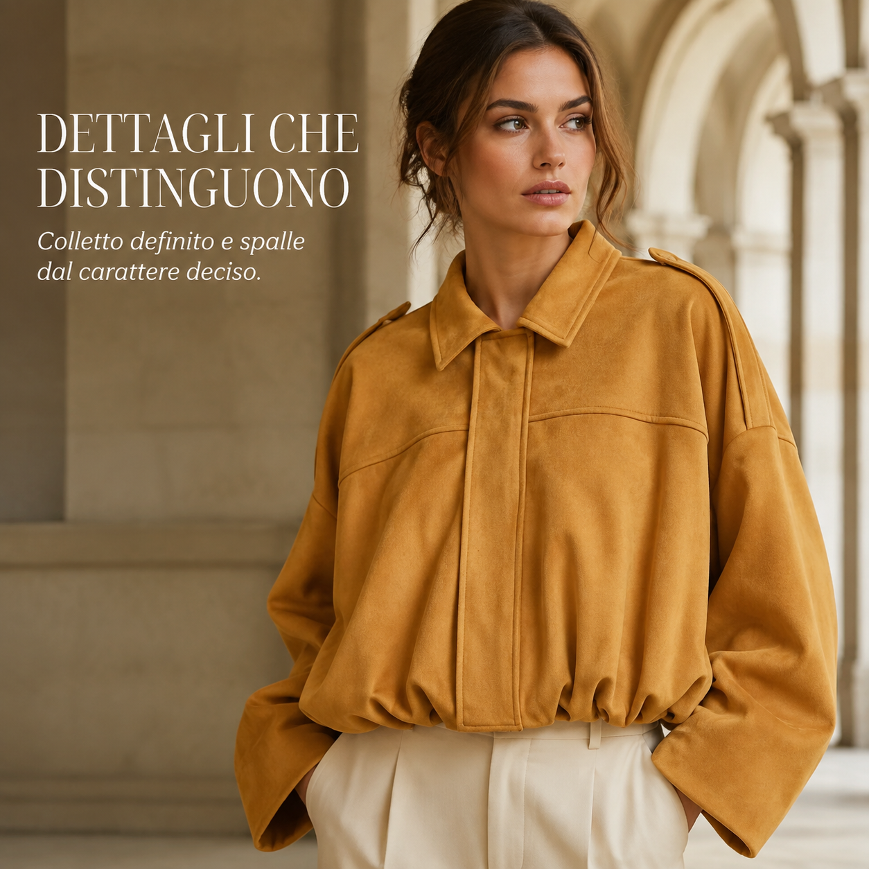 Cloe | Giacca Scamosciata