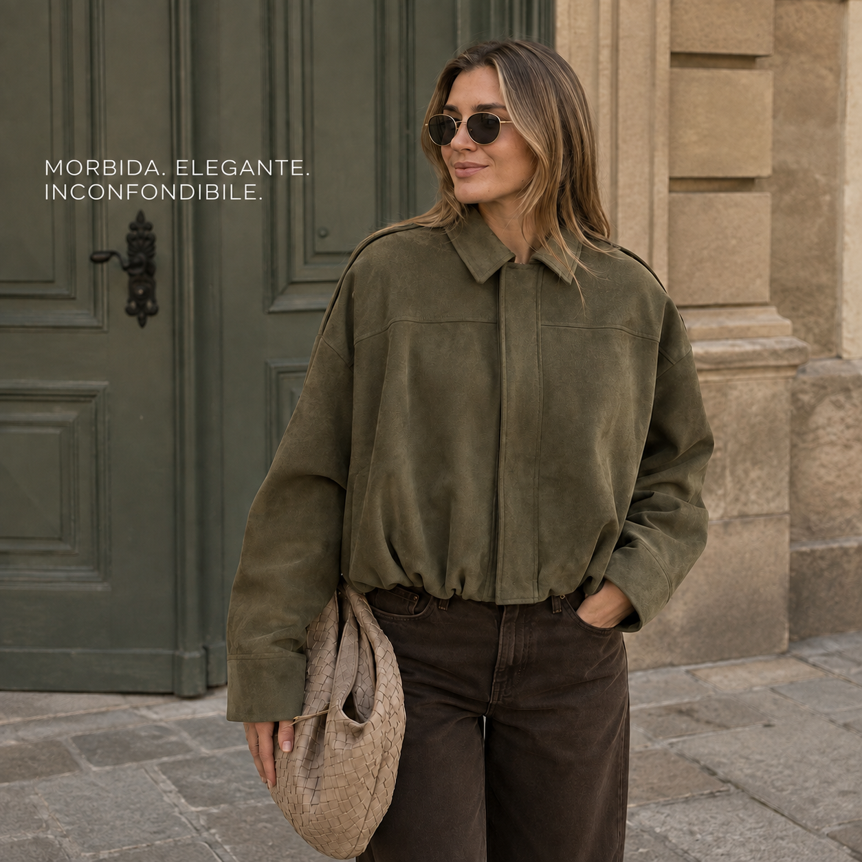Cloe | Giacca Scamosciata