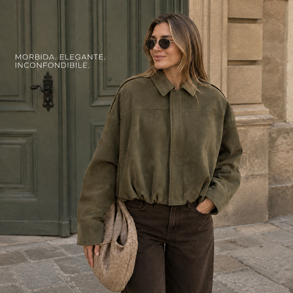 Cloe | Giacca Scamosciata