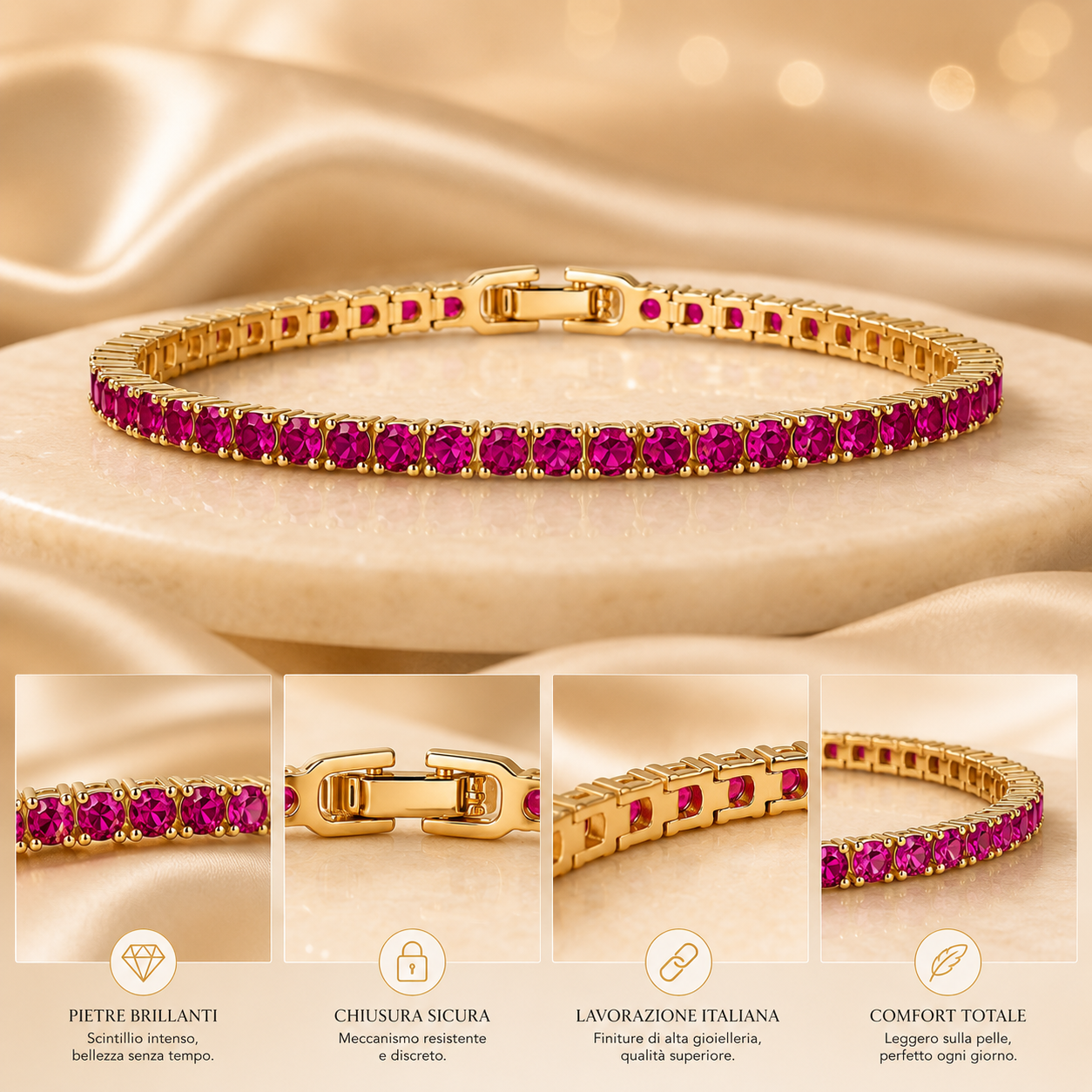Gemma | Bracciale Tennis
