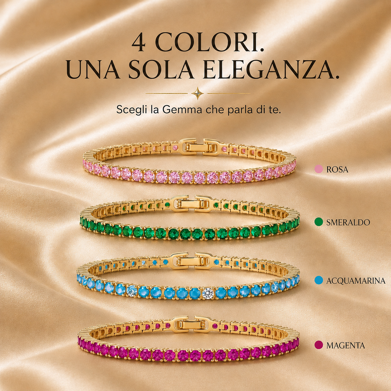 Gemma | Bracciale Tennis